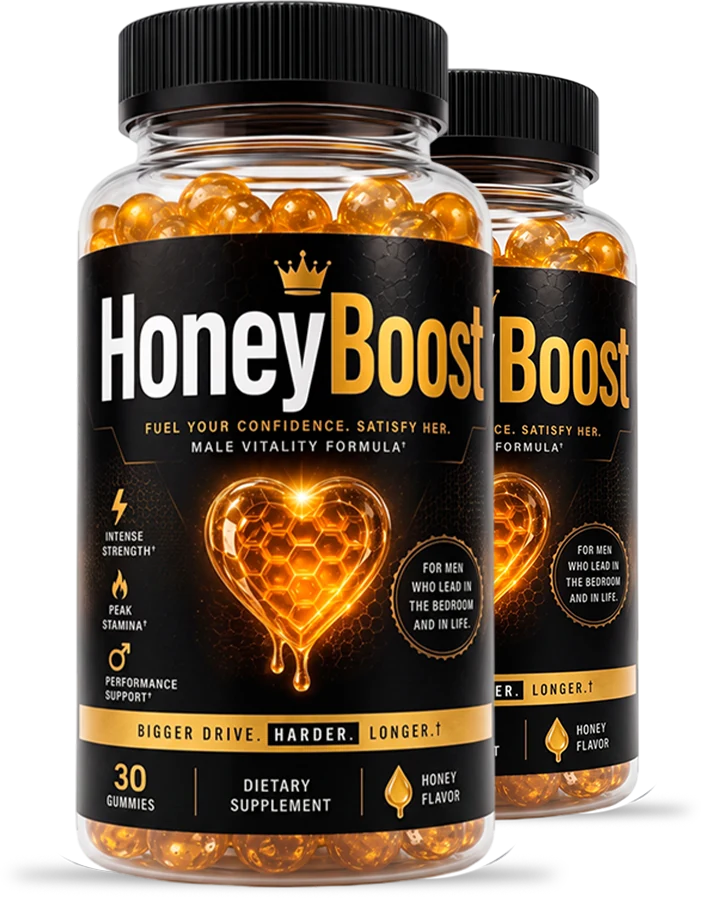 HoneyBoost male vitality support gummies